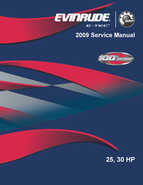 25HP 2009 E25DTELSES Evinrude outboard motor Service Manual